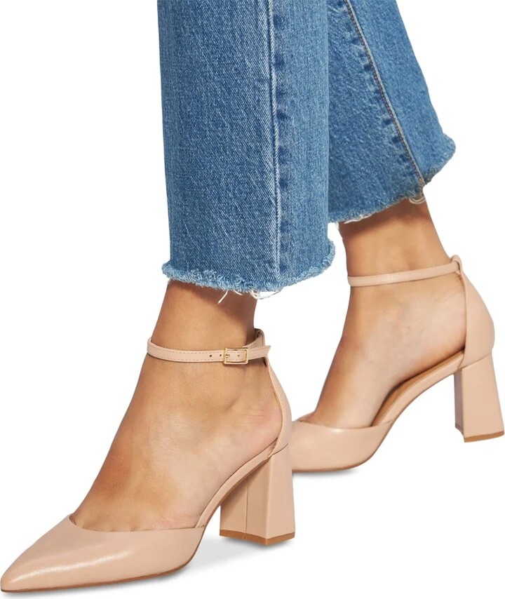 Aldo Women's Jan Pointed Toe Ankle-Strap Block-Heel Sandals - Image 6