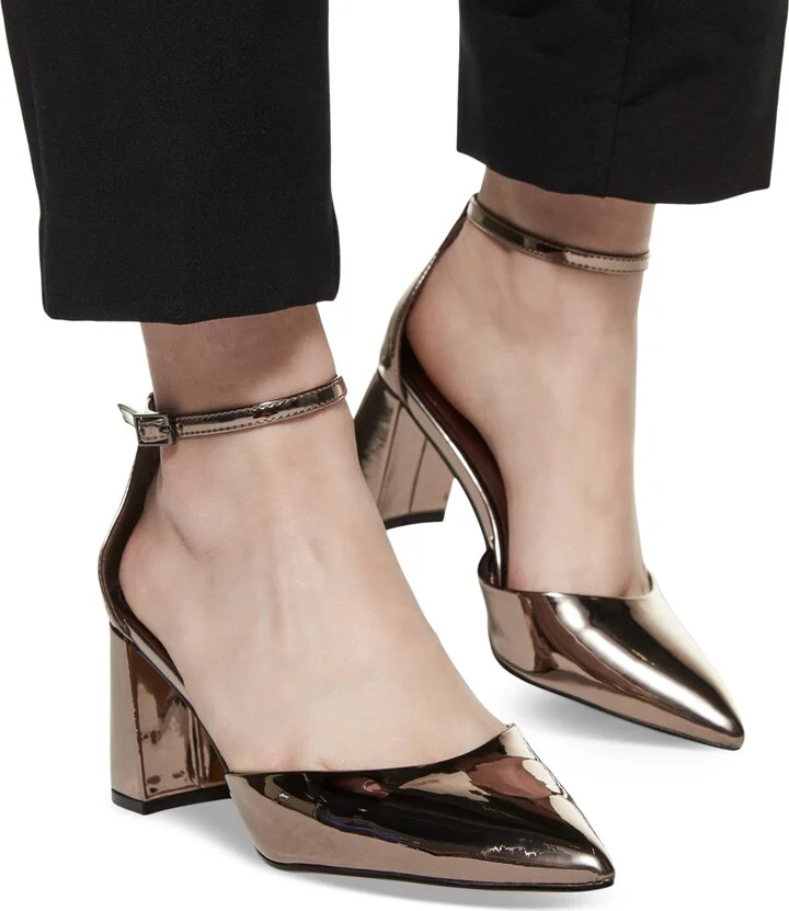 Aldo Women's Jan Two-Piece Pointed-Toe Dress Heels - Image 6