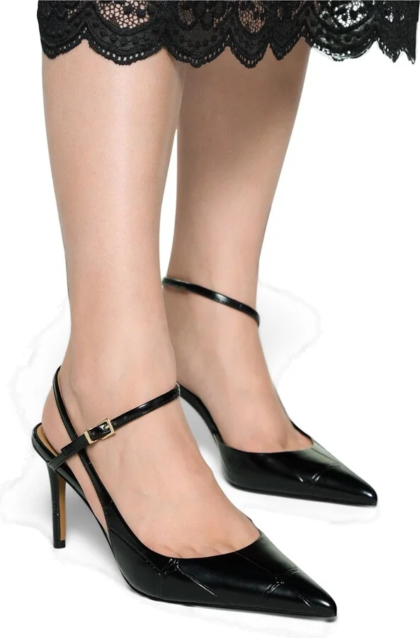 Aldo Women's Kymmberly Asymmetric Ankle-Strap High-Heel Pumps - Image 6