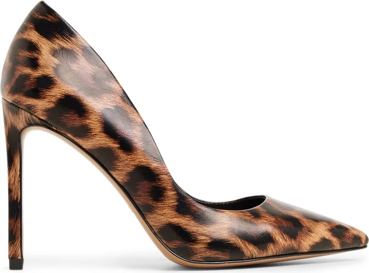 Aldo Women's Lala High-Heel Pumps - Black/Gold Leopard Multi Shiny - Image 3
