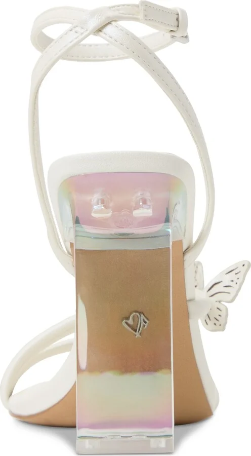 Aldo Women's Laylia Butterfly Strappy Dress Sandals - White/Bone Metallic - Image 3