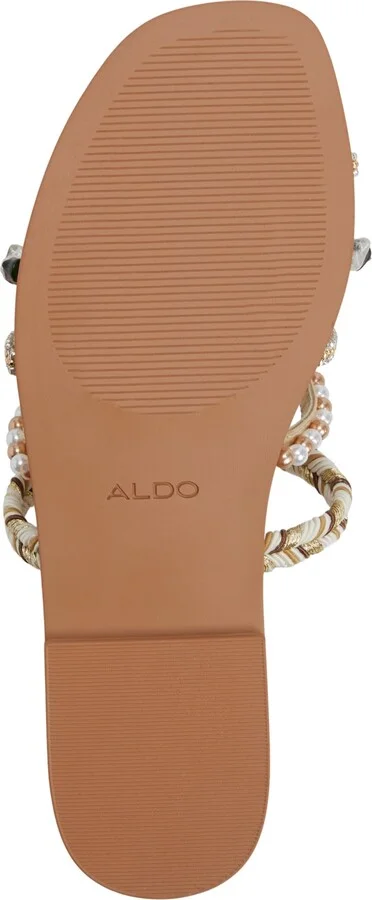 Aldo Women's Lindya Embellished Strappy Toe-Loop Flat Sandals - Image 10