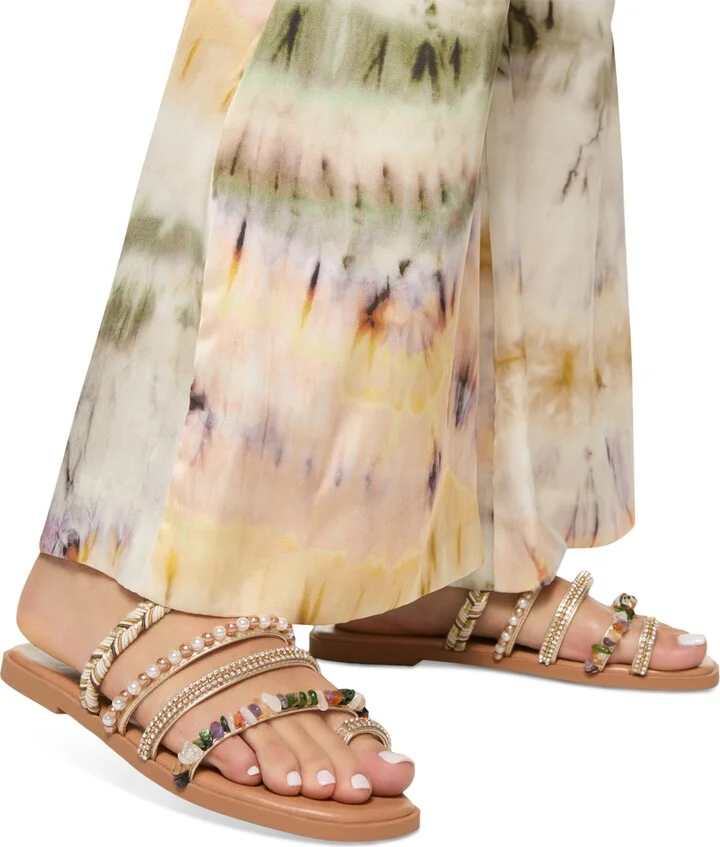Aldo Women's Lindya Embellished Strappy Toe-Loop Flat Sandals - Image 11