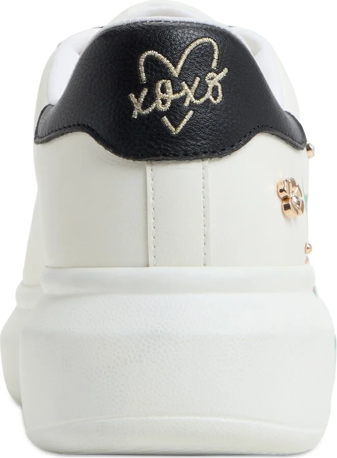 Aldo Women's Lovekiss Embellished Lace-Up Platform Sneakers - Image 3