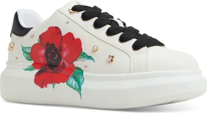 Aldo Women's Lovekiss Embellished Lace-Up Platform Sneakers