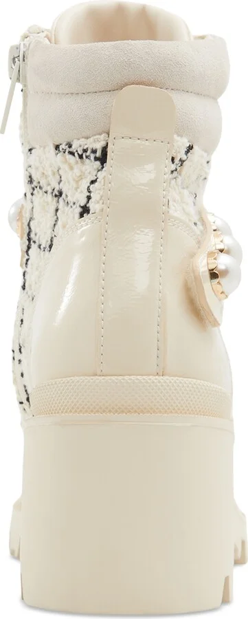 Aldo Women's Mariette Lace-Up Buckle Ankle Booties - Image 3