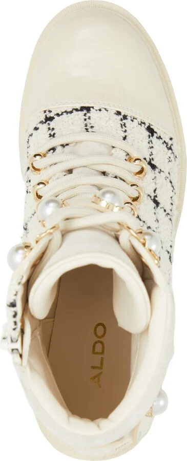 Aldo Women's Mariette Lace-Up Buckle Ankle Booties - Image 4