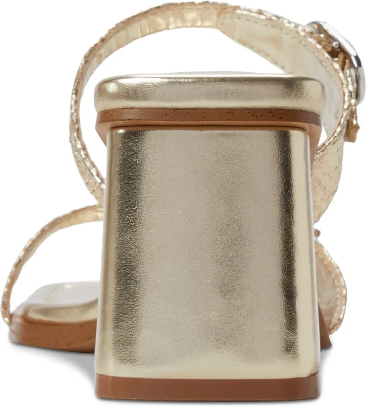 Aldo Women's Maymay Buckle Double Band Block-Heel Slide Sandals - Image 3