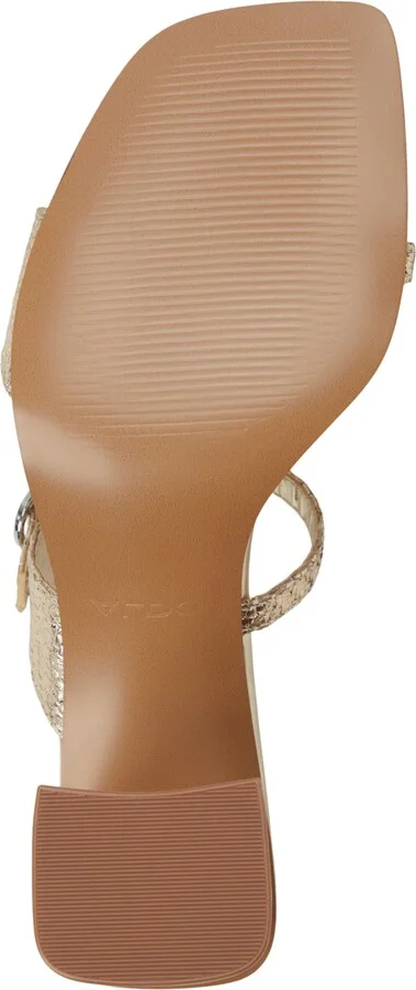 Aldo Women's Maymay Buckle Double Band Block-Heel Slide Sandals - Image 5