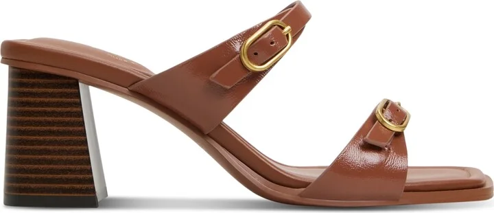 Aldo Women's Maymay Buckle Double Band Block-Heel Slide Sandals - Image 7