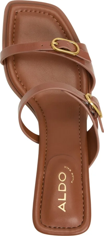 Aldo Women's Maymay Buckle Double Band Block-Heel Slide Sandals - Image 9