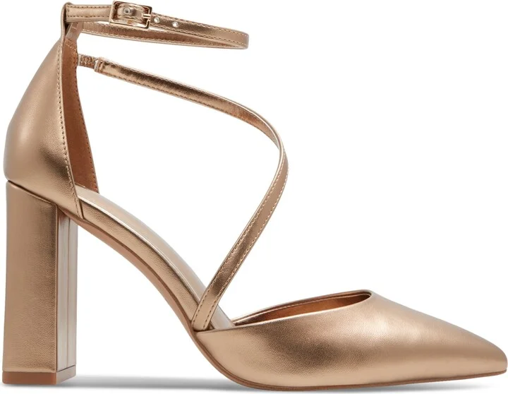 Aldo Women's Milley Strap Pointed-Toe Block Heel Pumps - Image 2