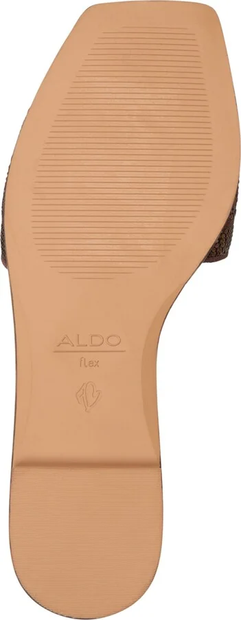 Aldo Women's Oceania Embroidered Slide Flat Sandals - Image 9