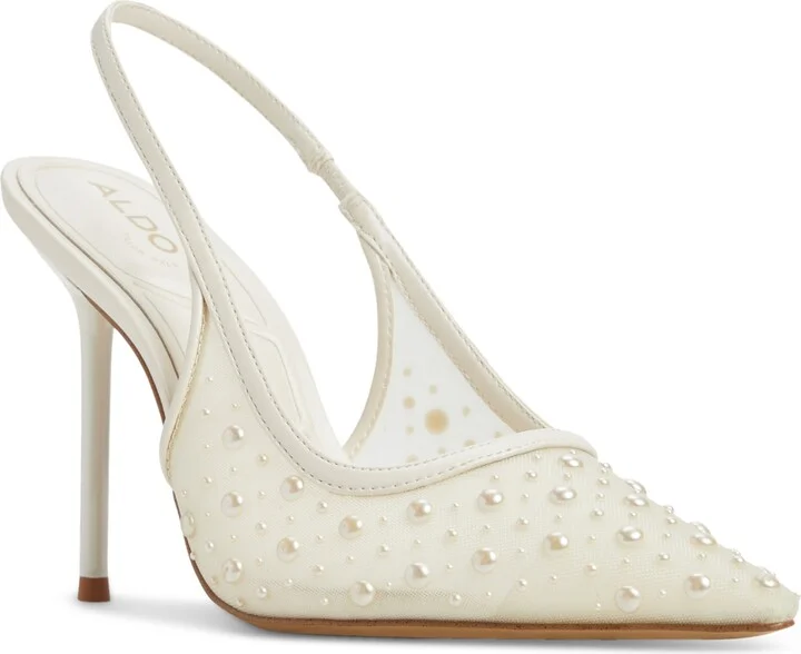 Aldo Women's Pearlescent Pointed-Toe Slingback Pumps