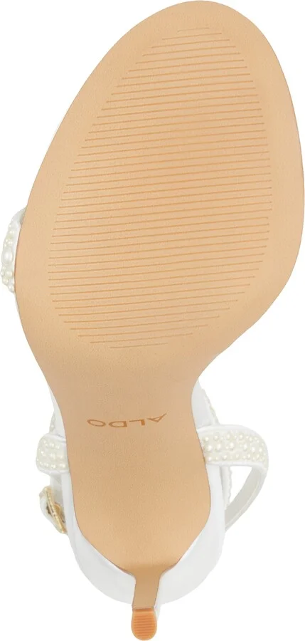 Aldo Women's Perlea Two-Piece Imitation Pearl Dress Sandals - Image 5