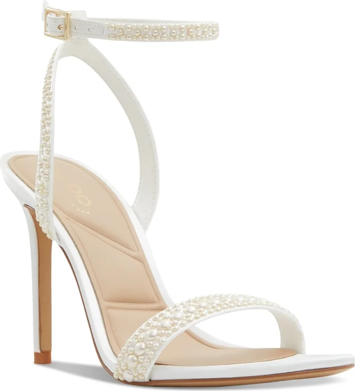 Aldo Women's Perlea Two-Piece Imitation Pearl Dress Sandals