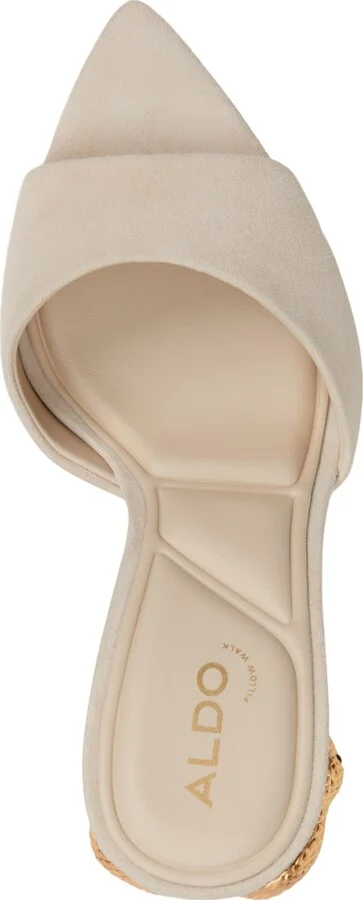 Aldo Women's Seashella Slip-On Heeled Sandals - Image 4