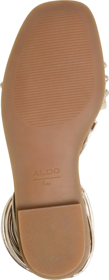 Aldo Women's Seazen Lace-Up Ankle-Tie Flat Sandals - Image 5