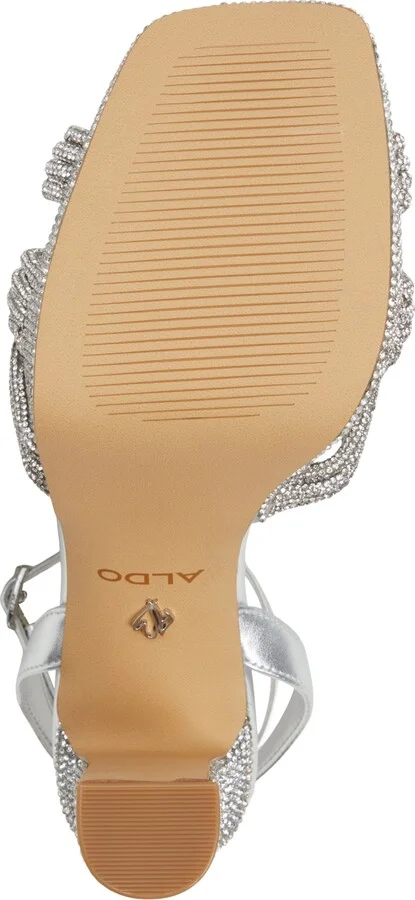 Aldo Women's Shimma Rhinestone Platform Dress Sandals - Image 5