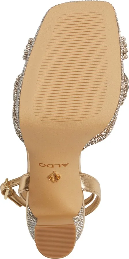 Aldo Women's Shimma Rhinestone Platform Dress Sandals - Image 10