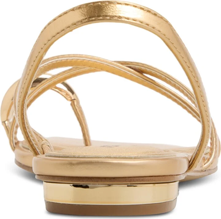Aldo Women's Synthesa Strappy Toe-Ring Flat Sandals - Image 3