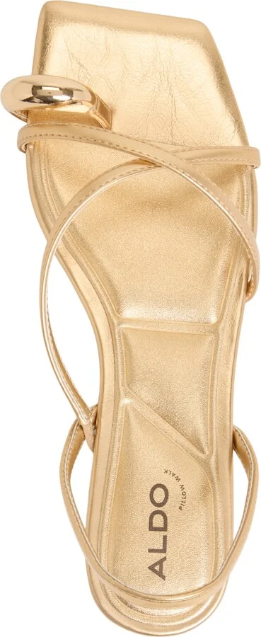 Aldo Women's Synthesa Strappy Toe-Ring Flat Sandals - Image 4
