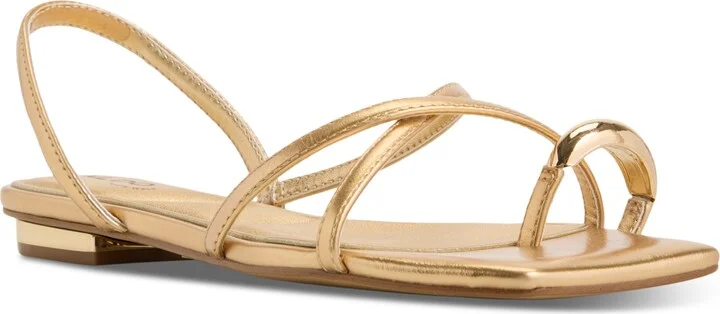 Aldo Women's Synthesa Strappy Toe-Ring Flat Sandals