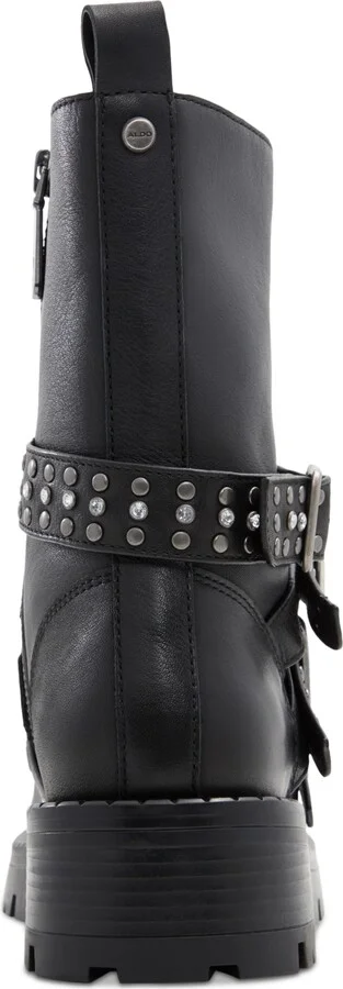 Aldo Women's Vortexia Studded Buckled-Strap Booties - Image 3