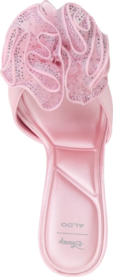 Aldo x Disney Women's Auroramule Ruffle High Heel Dress Sandals - Image 4