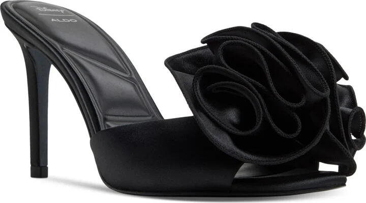 Aldo x Disney Women's Maleficientmule Ruffled High Heel Dress Sandals