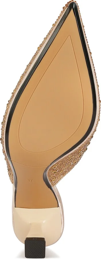 Aldora Rhinestone Kitten Heel Mule - Image 7