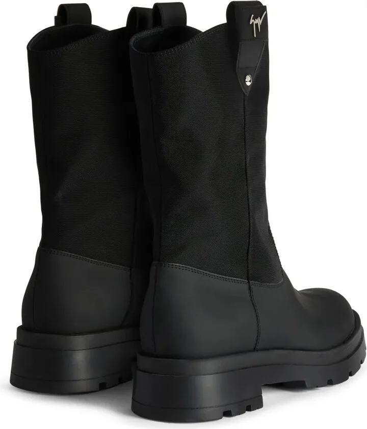Aldrien logo-plaque boots - Image 3