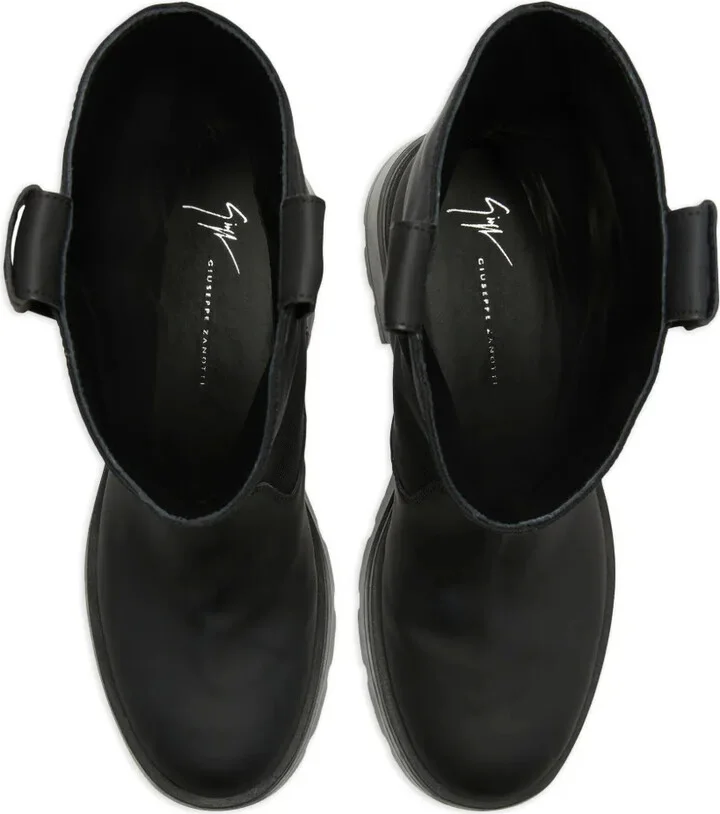 Aldrien logo-plaque boots - Image 4
