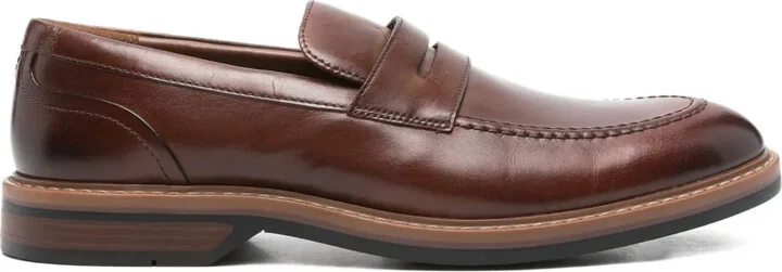 Aldwin Step penny-slot leather loafers