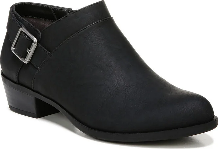 Aleander Womens Faux Leather Ankle Booties