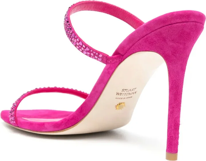 Aleena Royale 100mm suede sandals - Image 3