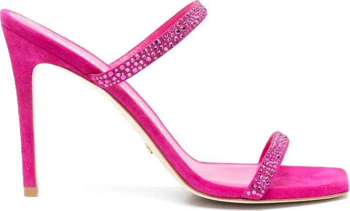 Aleena Royale 100mm suede sandals
