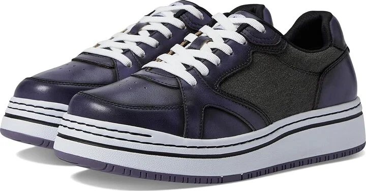 Alegria Alyster Women's Shoes Blue Black : EU 36 (US Women's 6) Regular, Canvas/Leather