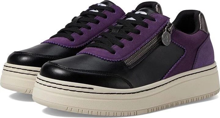 Alegria Averie Women's Shoes Black Purple : EU 39.5 (US Women's 9.5) Regular, Leather/Suede