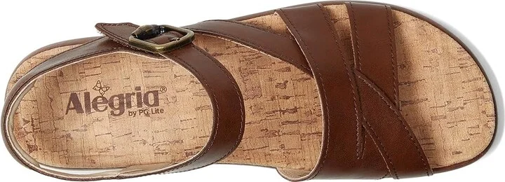 Alegria Bianca Women's Sandals Walnut : EU 39 (US Women's 9) Regular, Leather - Image 2