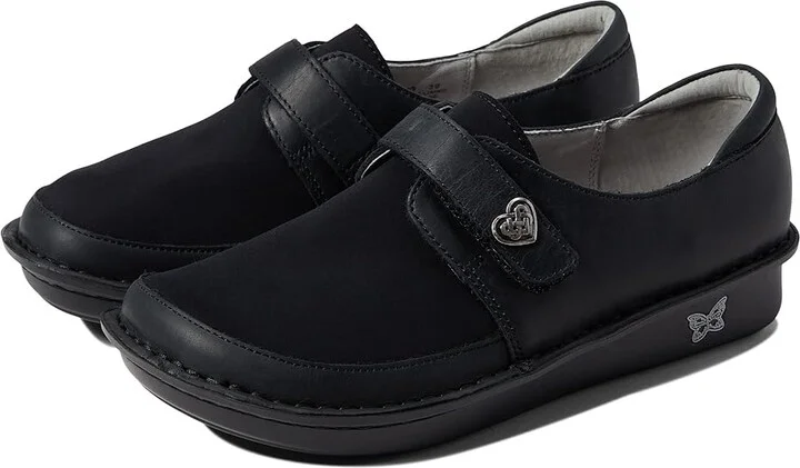 Alegria Brenna Women's Shoes Oiled Black : EU 42 (US Women's 11.5-12) Regular, Leather/Neoprene