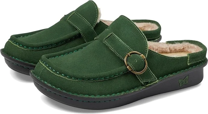 Alegria Brigid Women's Clog Shoes Forest : EU 36 (US Women's 6-6.5) Regular, Textile