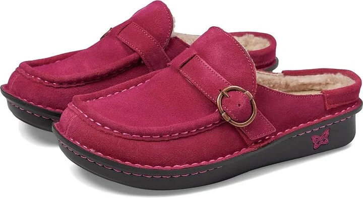 Alegria Brigid Women's Clog Shoes Magenta : EU 35 (US Women's 5-5.5) Regular, Textile