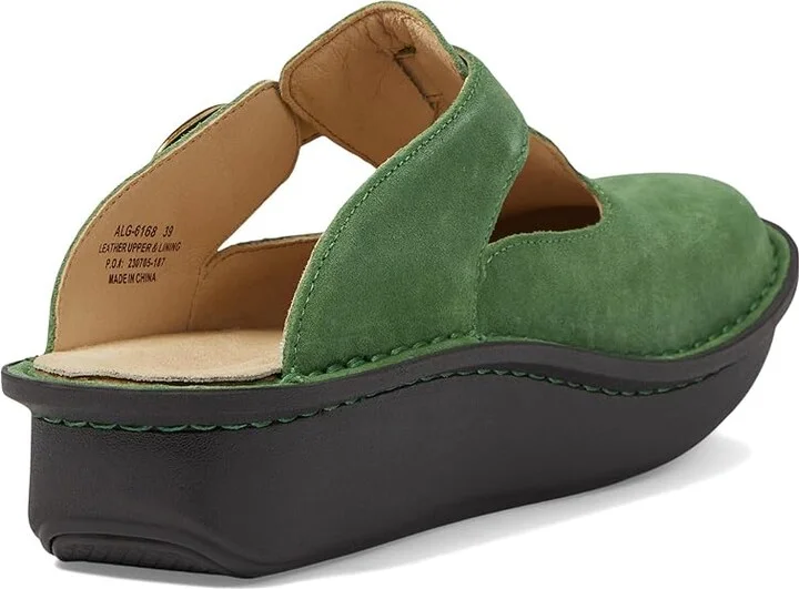 Alegria Classic Women's Clog Shoes Green : EU 35 (US Women's 5-5.5) Regular, Leather - Image 4