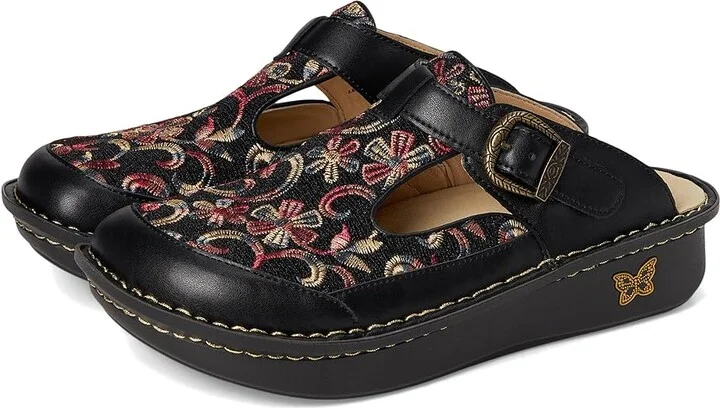 Alegria Classic Women's Clog Shoes Handicraft : EU 38 (US Women's 8-8.5) Regular, Leather/Nappa/Patent Leather
