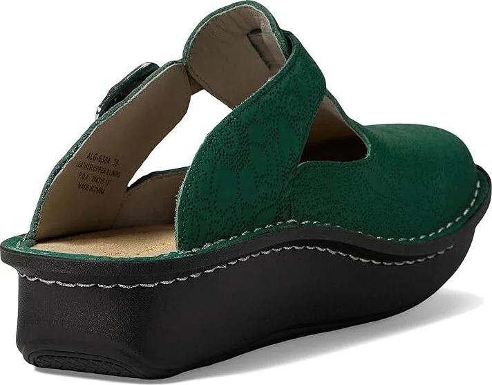 Alegria Classic Women's Clog Shoes La Dee Dottie Emerald : EU 37 (US Women's 7-7.5) Regular, Leather - Image 4