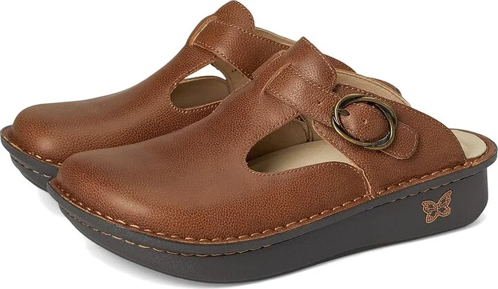 Alegria Classic Women's Clog Shoes Maple : EU 42 (US Women's 11.5-12) Regular, Leather/Nappa/Patent Leather