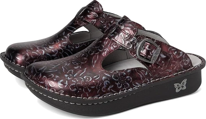 Alegria Classic Women's Clog Shoes Rosewood : EU 40 (US Women's 9.5-10) Regular, Leather/Nappa/Patent Leather