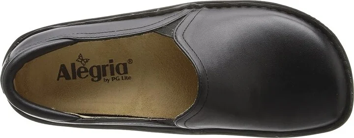 Alegria Debra Professional Women's Slip on Shoes Black Leather : EU 35 (US Women's 5-5.5) Wide - Image 3