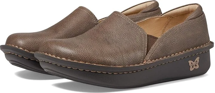 Alegria Debra Women's Clog Shoes Don't Stress Brown : EU 35 (US Women's 5-5.5) Regular, Leather